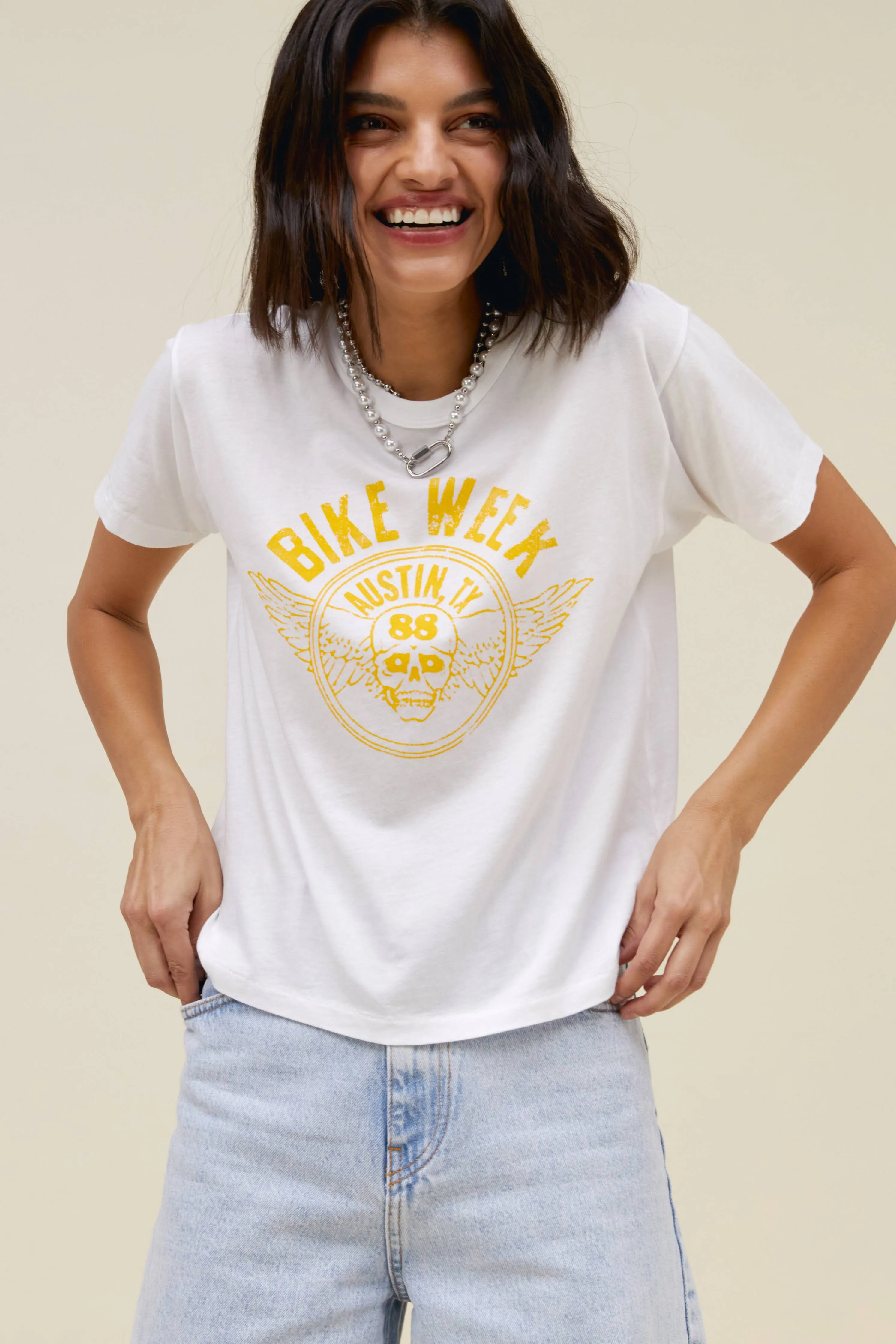 Bike Week 88 Ringer Tee