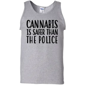 Cannabis I Safer Than Police Tank Top