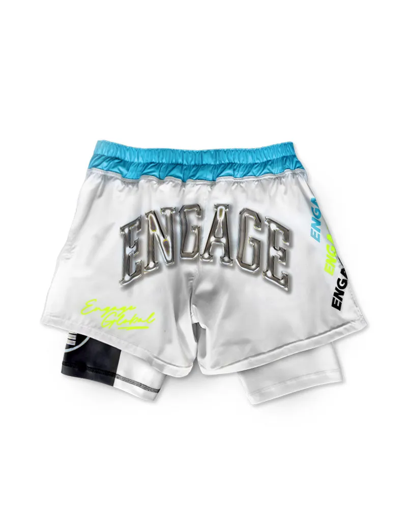 Chrome 2-in-1 Fight Shorts