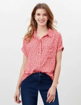 Dela Button Down - Pink Strawberry