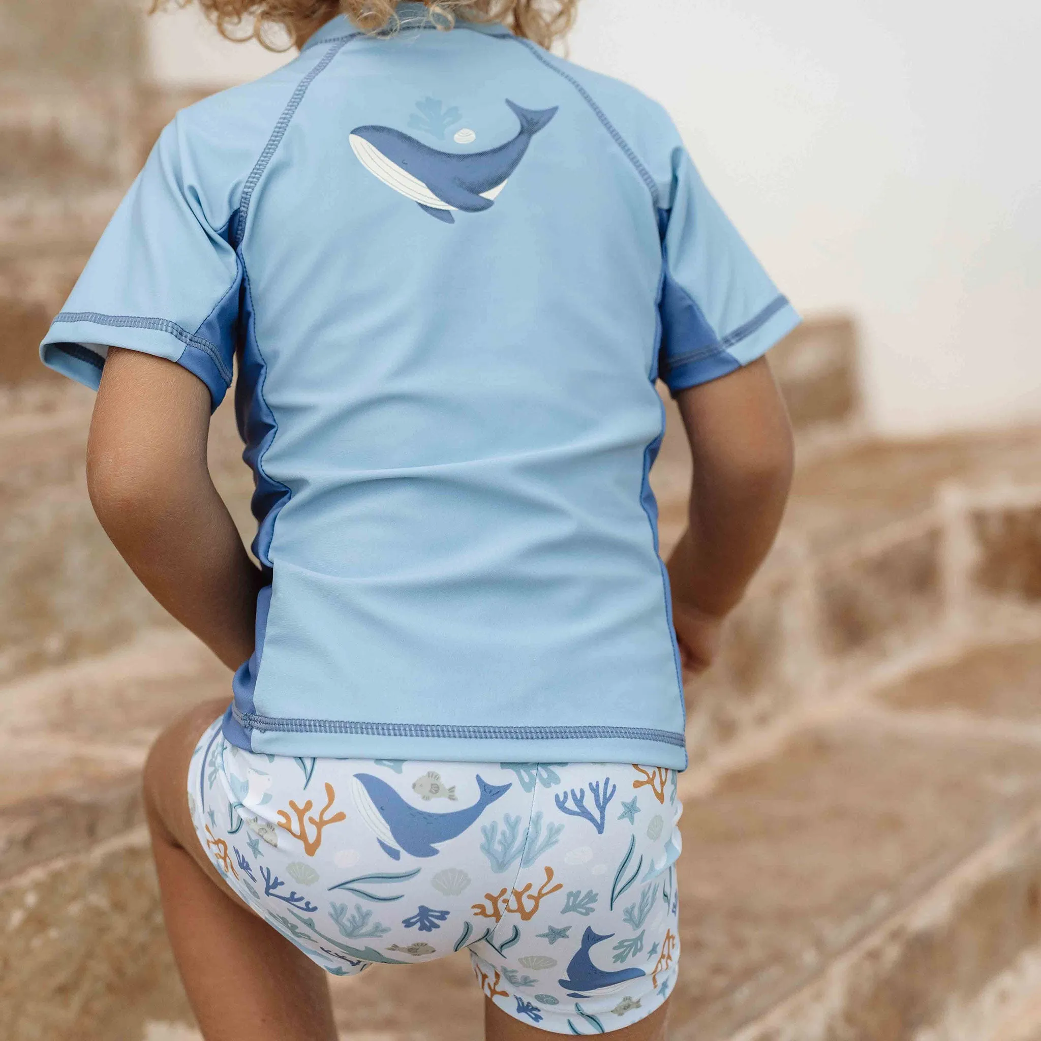 Little Dutch Swimming Trunks - Ocean Dreams Blue