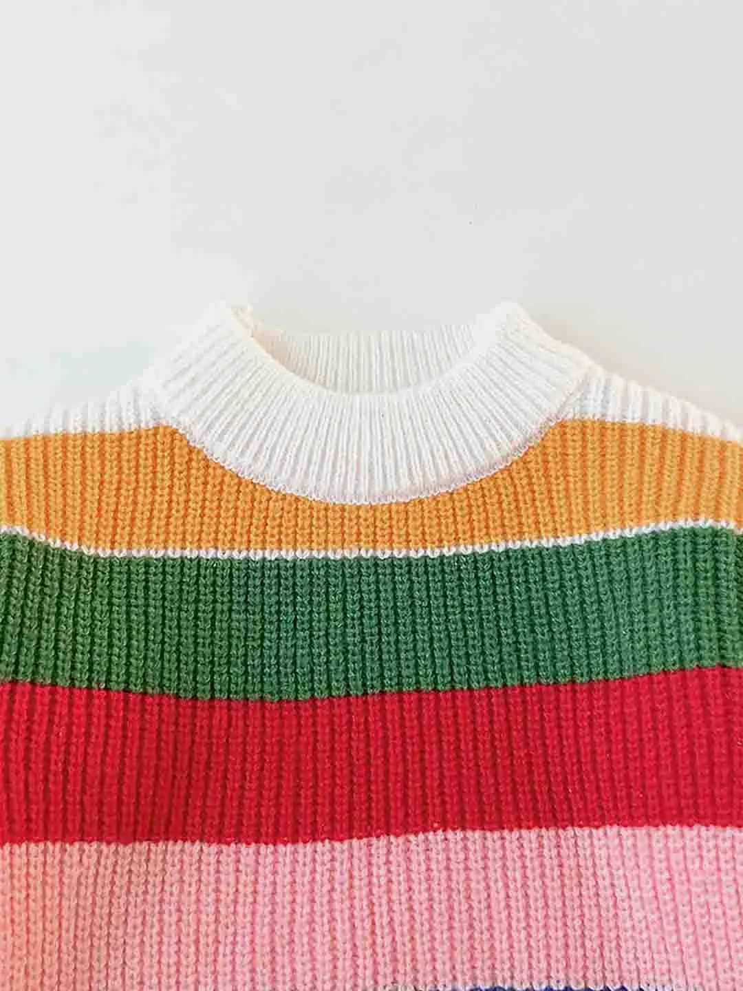 Little Surprise Box Multi Striped cardigan Sweater for Kids