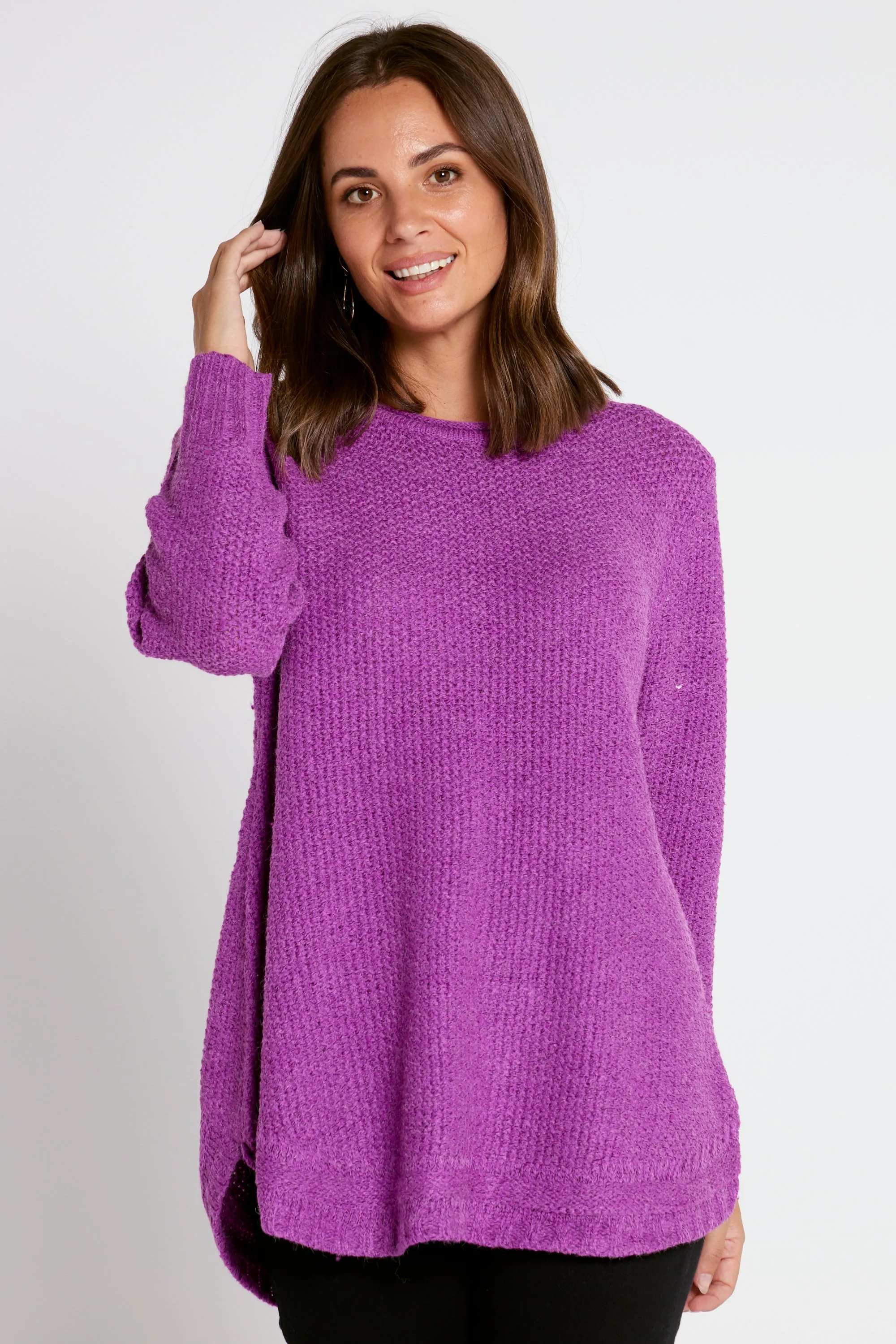 Paris Knit Jumper - Magenta