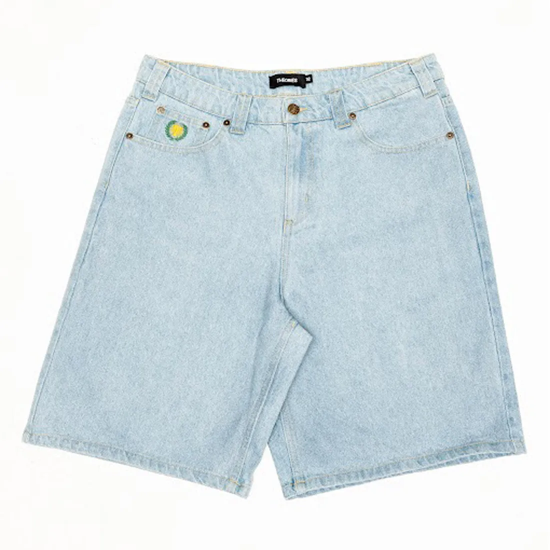 THEORIES PLAZA SHORTS LIGHTWASH BLUE